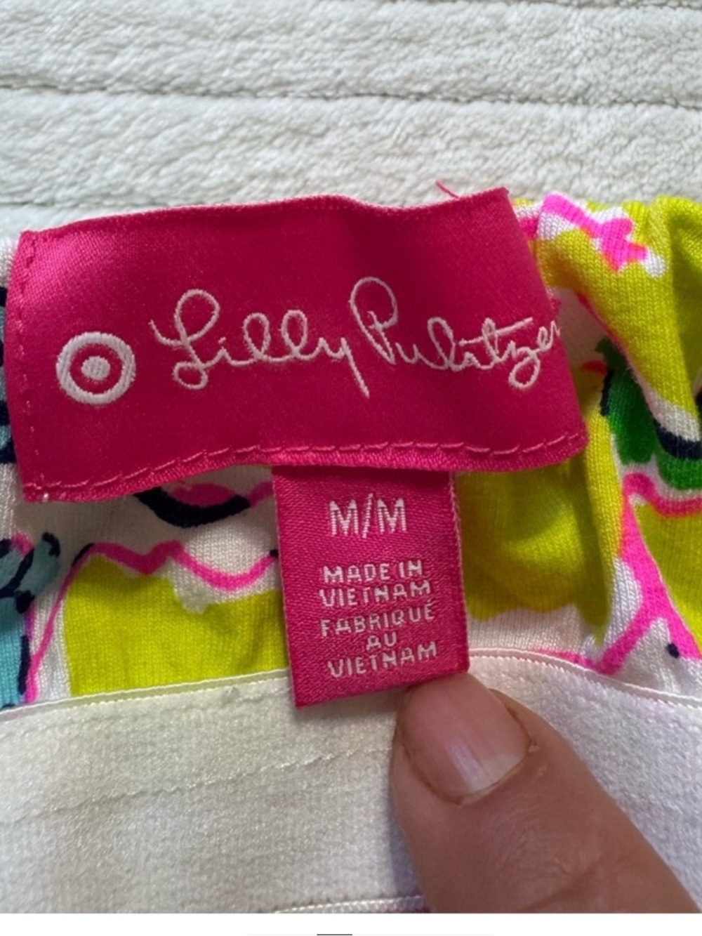 Lilly Pulitzer Strapless Floral Maxi Dress in Pink, Green & Orange - Picture 3 of 7